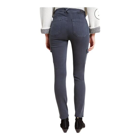 Paige Jeans Hoxton Ankle Skinny cargo black size 27 - Picture 8 of 8